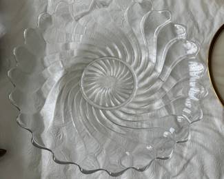 Low Serving Bowl Glass BUY IT NOW