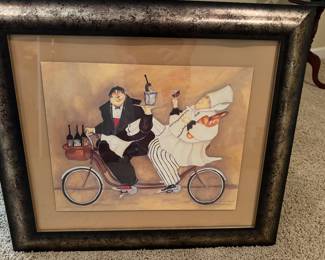 French Chef/French Waiter signed Jennifer Garant Buy it now $30