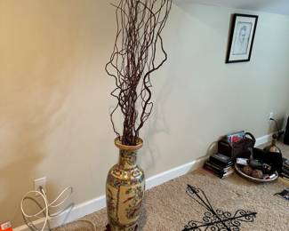 24" Exquisite Famile-Rose Porcelain Vase Circa 1900's Buy it Now $75