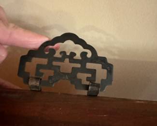 Early 19th Century Authentic Antique A Pair of Chinese Screens Panels/ Window covering 34" x 19" BUY THEM NOW $395 OBO