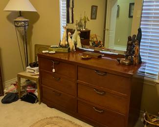 Dresser with mirror