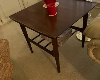 Matching end table (2) mid century