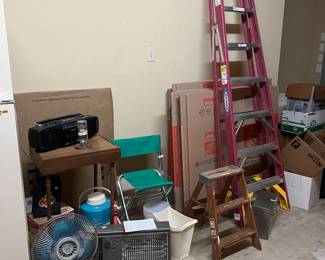 Ladders, fans and heaters