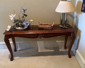Smoke glass sofa table