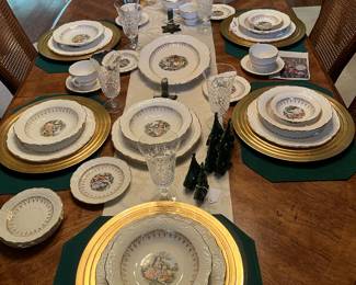 Washington Colonial China and stemware