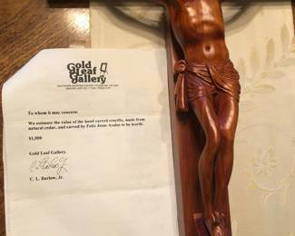 Hand craved by  Felix Jesus Avalos 