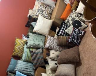 Throw pillows - all brand new