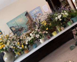 Spring and summer floral arrangements