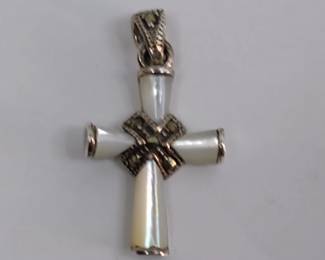 Sterling Cross Pendant 