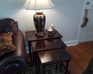 Antique Stacking Tables 