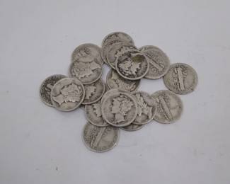 90% Silver Mercury Dimes
