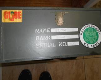 G.I Joe Set in Wooden Box
