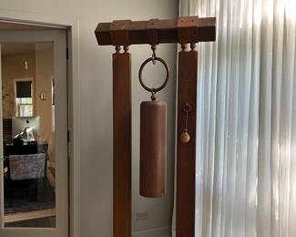 Metal gong by acclaimed artist Tom Torrens.  A real statement piece!