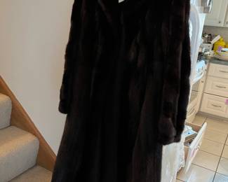 Full length mink coat