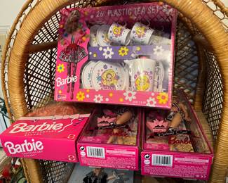 Barbies new in box!
