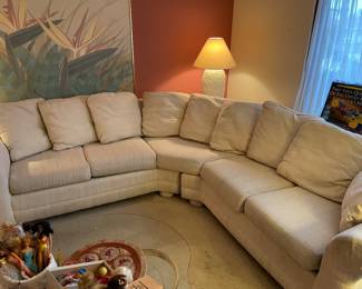 Matching upholstered 2 piece sectional!
