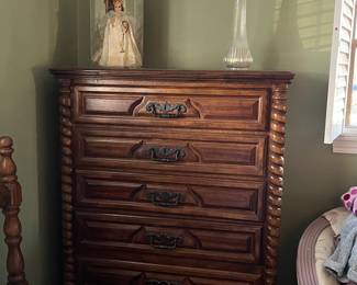 Tall chest of drawers