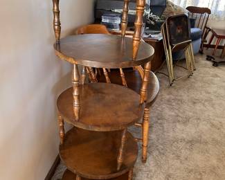 Another View of Mid Century Shelf Plant Stand