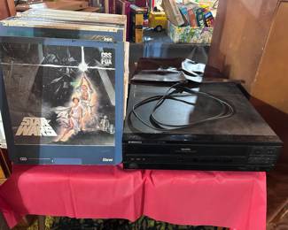 Laser Disc Player and Movie Discs