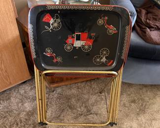 Mid Century TV Trays