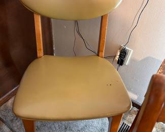 Mid Century Naughehide Chair