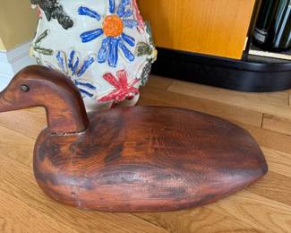 Wood duck decoy