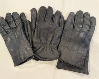 Leather gloves