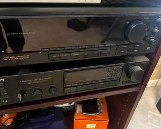 Sony FM stereo, FM, a.m. receiver, STRDE305 audio video control, Sony STR – AV 310 AM/FM stereo receiver