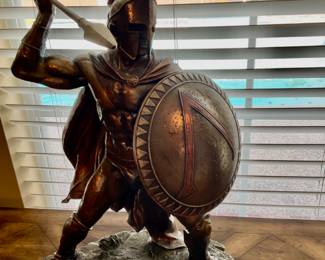Leonidas Greek Spartan King statue
