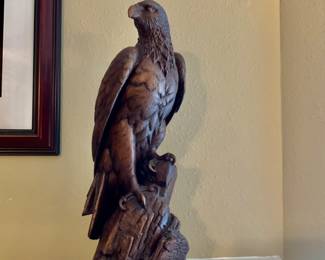 Red Mill Carved Wooden Eagle
