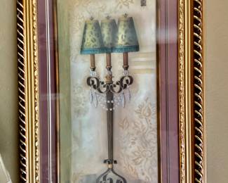 Framed Lamp Trio by Lisa Audit