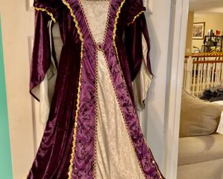 Purple and gold, Rico renaissance dress