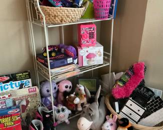 Variety of games and toys