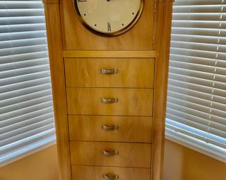 Thomasville Grandfather Clock Apothecary Lingerie Chest