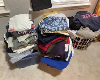 Lots of men’s sweaters