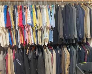 Come and see shirts with tags still on them!
