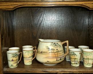 HAND PAINTED NIPPON LEMONADE SET