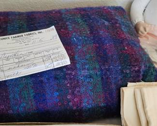 Mohair Material 2 1/2 yards