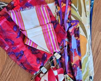 Silk Scarves-Peter Maxx & Many Vera Wang 