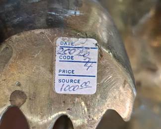 Large Brass Bear Paid 1,000.00 Recently one sold for 1,650.00. It will be lower 