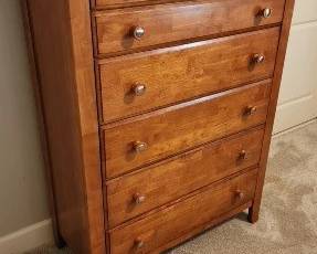 6 Drawer Tall Chest - 40" Width X 18 1/2" Depth X 54" Height