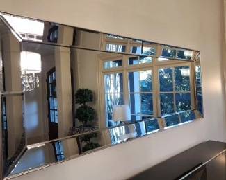 Long Beautiful Glass Mirror - 55" Width/Length X 20" Height (top to bottom)