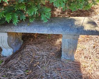 Concrete Outdoor Bench/Patio 