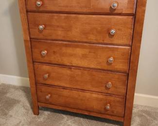 6 Drawer Tall Chest - 40" Width X 18 1/2" Depth X 54" Height