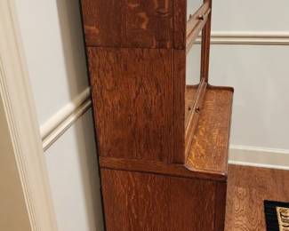 Barrister Wood Cabinet (Excellent Condition) - 34" Width X 17" Depth X 59" Height