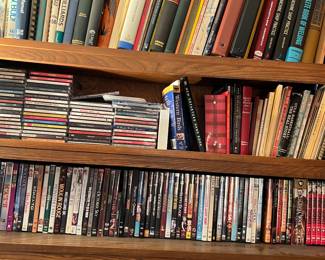 Books, CDs, DVDs