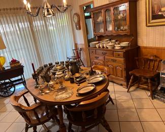 vintage silver plated and pewter sets
(Sterling silver was removed from the sale)