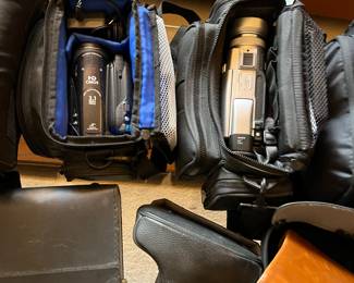 cameras: SLRs, point and shoot, antique cameras, Cam corders, vintage film cameras and video tape player