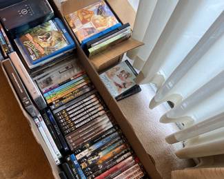 lots of DVDs
