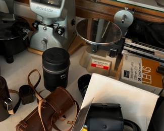 camera lenses and gear